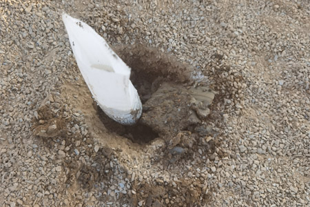 现场-塑料排水板出水量检测